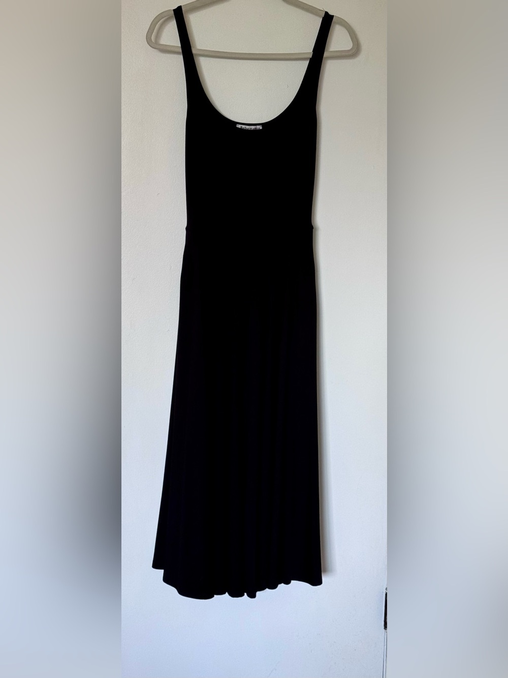 Reformation Black Scoop-Neck Midi Dress - Picture 3 of 8